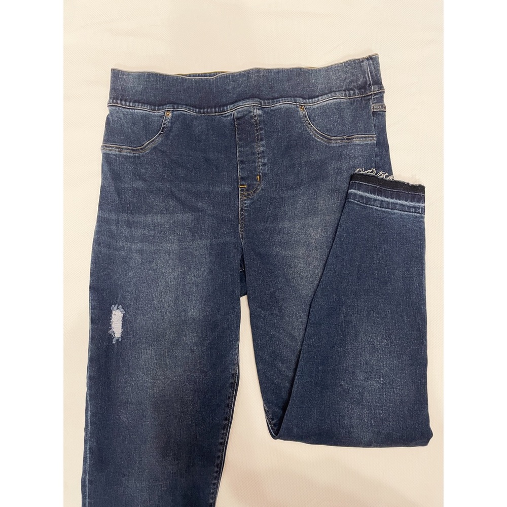 Spanx Distressed Skinny Jeans